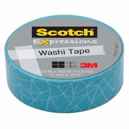 3M .59 in. X 393 in. Cracked Expressions Washi Tape C314-P28